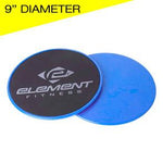 Element Fitness XL Power Gliding Discs - 9" - N-Gen Fitness