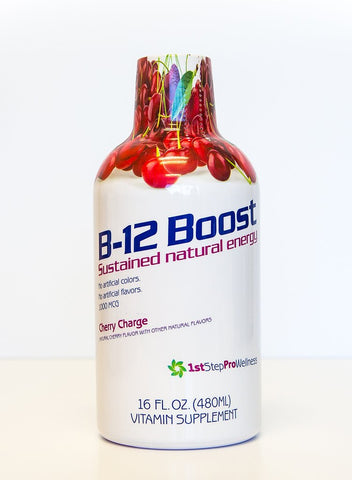 Liquid B12 Boost Cherry Charge - 16oz - N-Gen Fitness