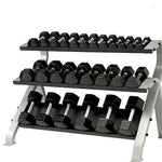 Element Fitness Commercial 3-Tier Hex Dumbbell Rack - N-Gen Fitness