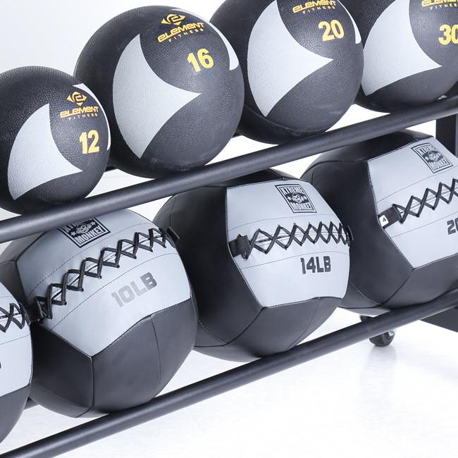 Mesh Ball Rack XM 3 Tier Commercial Med Ball Rack w/ wheels - N-Gen Fitness