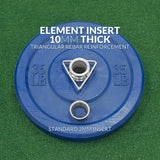 Element Commercial 55lbs Bumper Plate - N-Gen Fitness