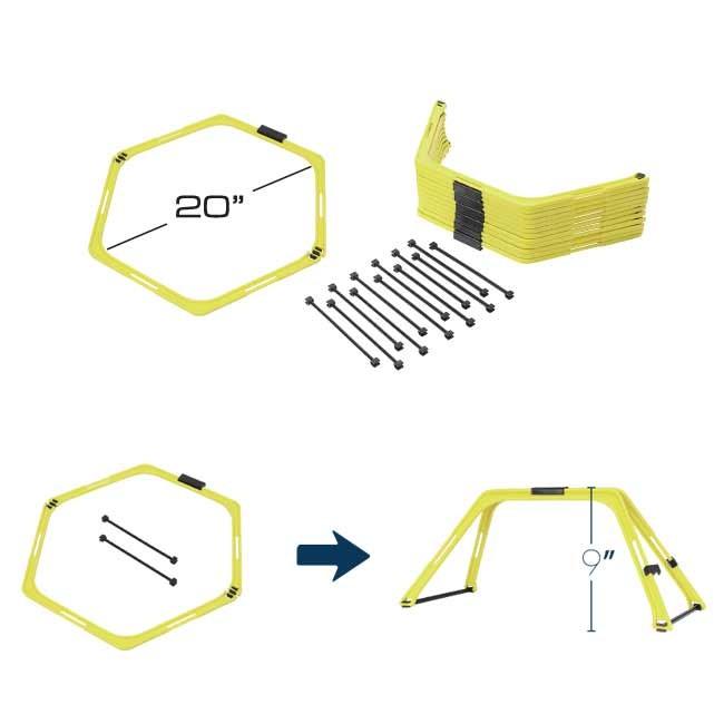 Hex Trainer XM FITNESS Agility / Hurdle Hex trainer - N-Gen Fitness